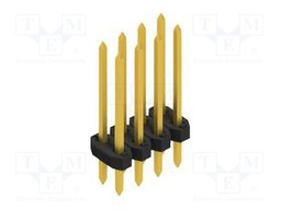 Connector: pin strips; pin header; male; PIN: 8; 2mm; THT; 2x4; 100V