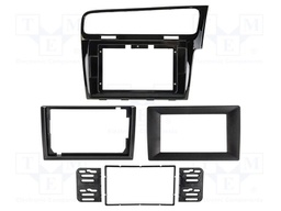 Radio frame; VW; black; 10"