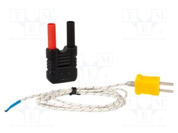 Probe: K-type temperature; -50÷350°C; 0.1m