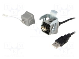 Adapter cable; USB A socket,USB A plug; 1310; USB 2.0; IP65; 1.8m