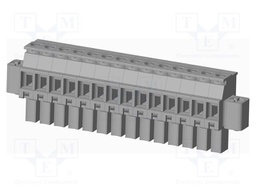 Connector: pluggable terminal block; plug; female; angled 90°