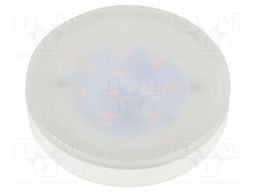 LED lamp; neutral white; GX53; 220÷240VAC; 560lm; 6.4W; 120°; 4000K