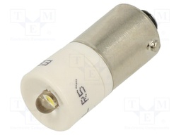 Indicator: LED; BA9S,T10; white warm; plastic; 28VAC; 28VDC; 3mm