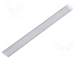 Profiles for LED modules; surface; white; L: 1m; aluminium