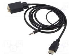 Cable; HDMI 1.4; 1.8m; black