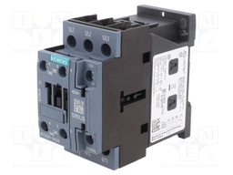 Relay Contactor, 3RT2 Series, 3PST-NO, 3P, 9 A, 7.5 kW, 690 VAC