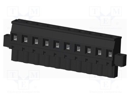 Connector: pluggable terminal block; plug; female; angled 90°