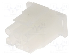 Plug; wire-wire; male/female; NLS; 6.35mm; PIN: 6; Layout: 2x3; 600V