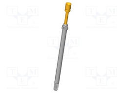 Test needle; Operational spring compression: 4mm; 5A; Ø: 2mm; 0.8N