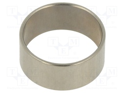 Spacer sleeve; 10mm; cylindrical; stainless steel; Out.diam: 22mm