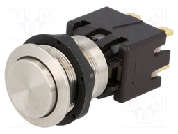 Switch: vandal resistant; Pos: 2; DPST-NO; 12A/250VAC; 0.5A/125VDC