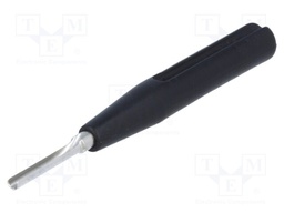 Tool: for demounting of terminals; terminals