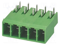PCB headers, nominal cross section: 4 mm?, color: green, nom
