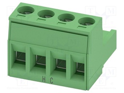 PCB connector, nominal cross section: 2.5 mm?, color: green,