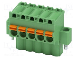 PCB connector, nominal cross section: 2.5 mm?, color: green,