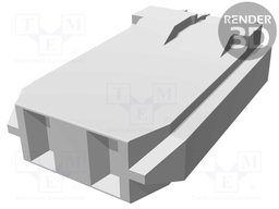 Socket; PCB to PCB; female; VHDM; 2mm; PIN: 2; THT; on PCBs; 10A; 250V