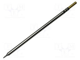 Tip; chisel,elongated; 1mm; 357°C; for soldering station