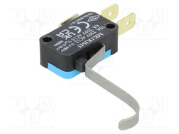 Microswitch SNAP ACTION; 6A/250VAC; SPDT; ON-(ON); Pos: 2; IP20