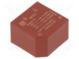 Converter: AC/DC; 3W; Uout: 12VDC; Iout: 250mA; 72%; Mounting: PCB