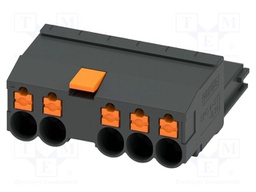 PCB connector, nominal cross section: 4 mm2, color: black, n