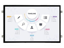 Display: TFT; 12.1"; 1280x800; Illumin: LED; RGB; 850cd/m2; RIBUS