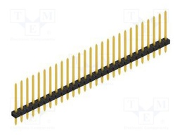 Connector: pin strips; pin header; male; PIN: 27; 2mm; THT; 1x27