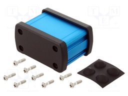 Enclosure: multipurpose; X: 68.7mm; Y: 49mm; Z: 35.2mm; aluminium