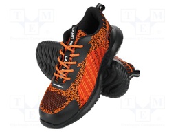Shoes; Size: 45; orange-black; knitwear,KPU; with metal toecap