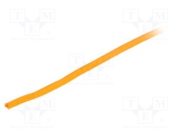 Polyester conduit; ØBraid : 3.18mm; polyester; orange; -70÷125°C