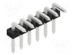 Connector: pin strips; pin header; male; PIN: 6; 2mm; THT; 1x6; 100V