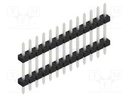 Connector: pin strips; pin header; male; PIN: 13; 2mm; THT; 1x13