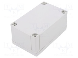 Enclosure: multipurpose; X: 80mm; Y: 130mm; Z: 60mm; MNX; grey; IK08