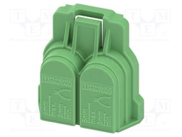 Insulator cap, Insulating part, color: green, product range: 