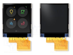 Display: TFT; 1.44"; 128x128; Illumin: LED; 30x33.03mm; RGB; round