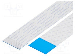 FFC cable; Cores: 17; Cable ph: 1mm; L: 304mm; 60V; Plating: tinned