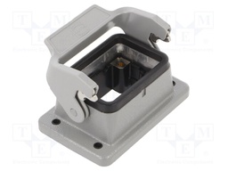 Enclosure: for HDC connectors; Han® B,Rear Fit; size 6B; IP65