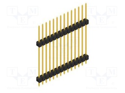 Connector: pin strips; pin header; male; PIN: 14; 2.54mm; THT; 1x14