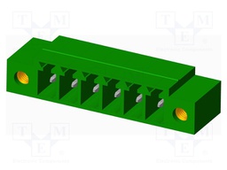 Connector: pluggable terminal block; socket; male; angled 90°