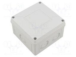 Enclosure: junction box; X: 111mm; Y: 66mm; Z: 111mm; wall mount