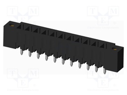 Connector: pluggable terminal block; socket; male; on PCBs