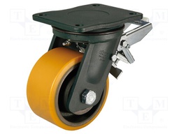 Transport wheel; Ø: 250mm; W: 80mm; H: 325mm; torsional with lock