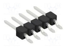 Connector: pin strips; pin header; male; PIN: 5; 2.54mm; SMT; 1x5