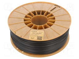 Filament: ABS+; 1.75mm; black; 230÷270°C; 1kg; Table temp: 80÷110°C
