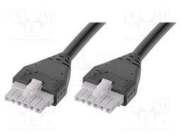 Cable; Mini-Fit Jr; female; PIN: 6; Len: 2m; 6A; Insulation: PVC