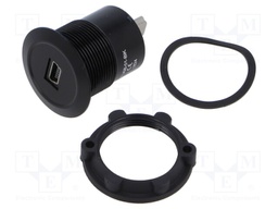 Adapter; for panel mounting,rear side nut; Thread: M22; 1÷10mm