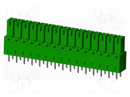 Connector: pluggable terminal block; socket; female; straight