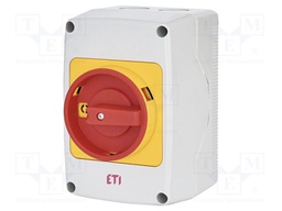 Switch: cam switch; Stabl.pos: 2; 40A; 0-1; in housing; Poles: 3