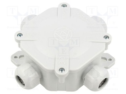 Enclosure: junction box; X: 125mm; Y: 45mm; Z: 125mm; wall mount