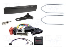 Adapter for control from steering wheel; Ford; DIN,ISO; black