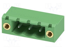 PCB headers, nominal cross section: 2.5 mm?, color: green, n